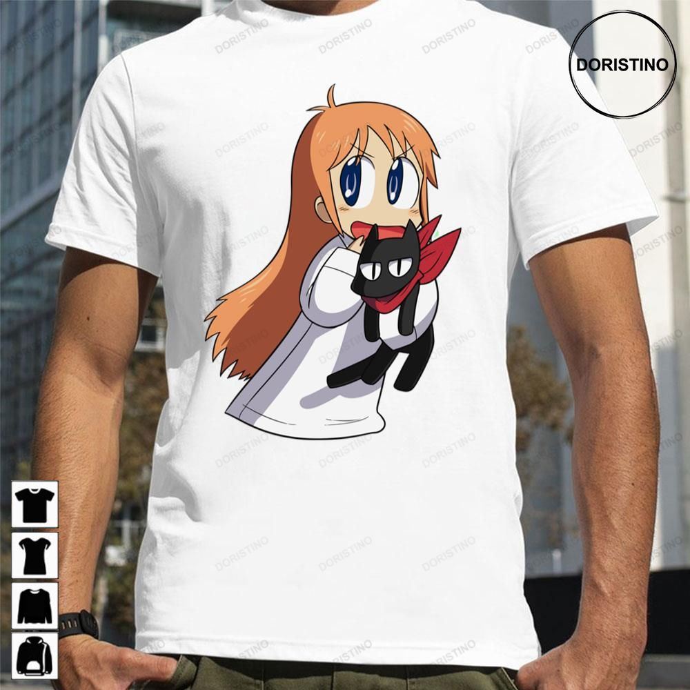 Sakomoto Nichijou Cat Yuuko Aioi Awesome Shirts